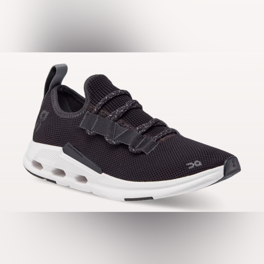 On Running Black and White Athletic Shoes